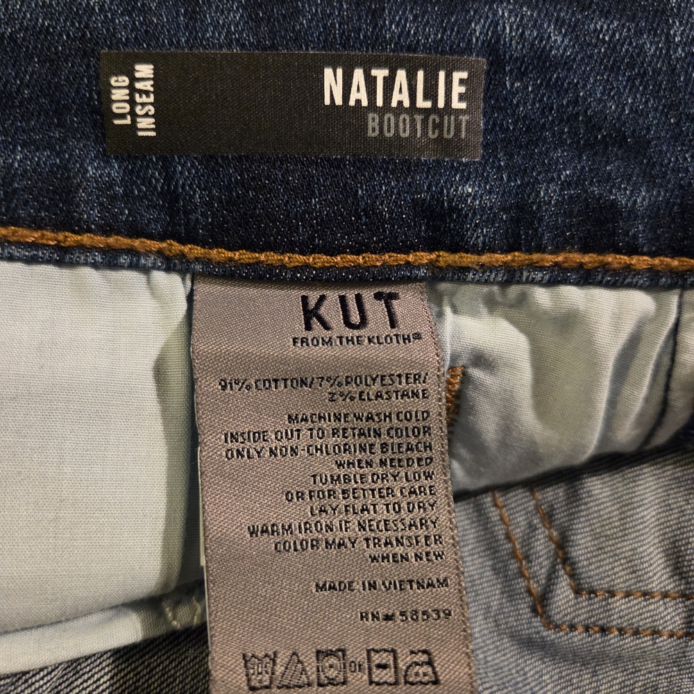 Kut Natalie Bootcut Women's Jeans. Size 18Long. NWT - Picture 6 of 8